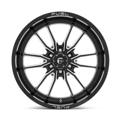 Fuel 1PC | D761 CLASH | 22.0x10.00 | 6X135 | -18 | GLOSS BLACK MILLED