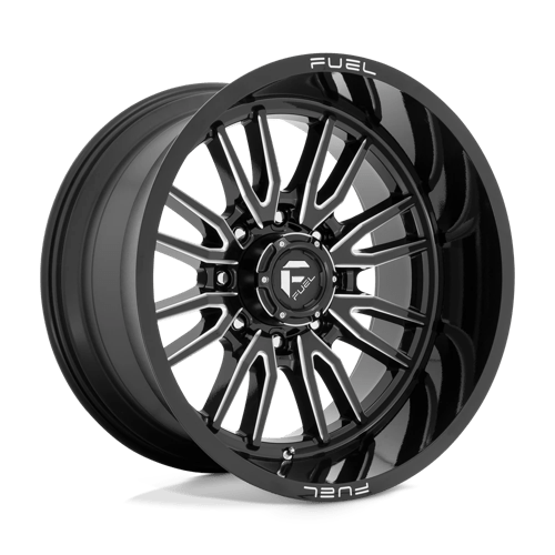 Fuel 1PC | D761 CLASH | 22.0x12.00 | 8X170 | -44 | GLOSS BLACK MILLED