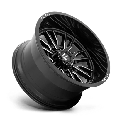 Fuel 1PC | D761 CLASH | 22.0x12.00 | 8X170 | -44 | GLOSS BLACK MILLED