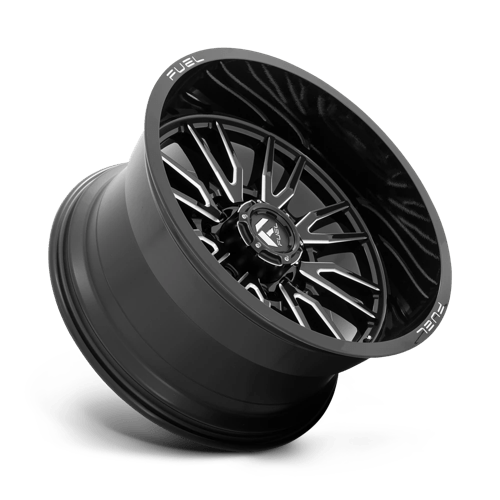 Fuel 1PC | D761 CLASH | 22.0x12.00 | 8X180 | -44 | GLOSS BLACK MILLED