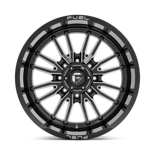 Fuel 1PC | D761 CLASH | 22.0x12.00 | 8X180 | -44 | GLOSS BLACK MILLED