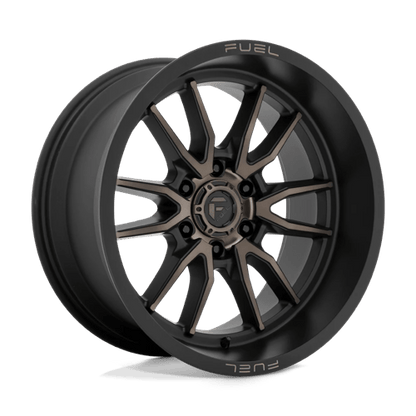 Fuel 1PC | D762 CLASH | 17.0x9.00 | 6X135 | 1 | MATTE BLACK DOUBLE DARK TINT