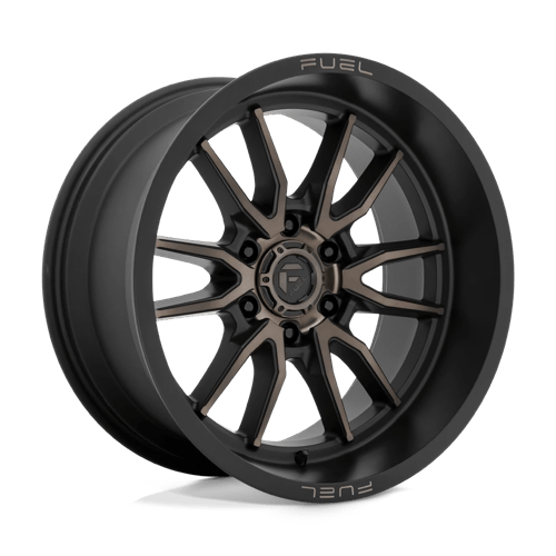 Fuel 1PC | D762 CLASH | 20.0x10.00 | 6X139.7 | -18 | MATTE BLACK DOUBLE DARK TINT