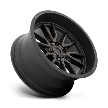 Fuel 1PC | D762 CLASH | 20.0x10.00 | 6X135 | -18 | MATTE BLACK DOUBLE DARK TINT