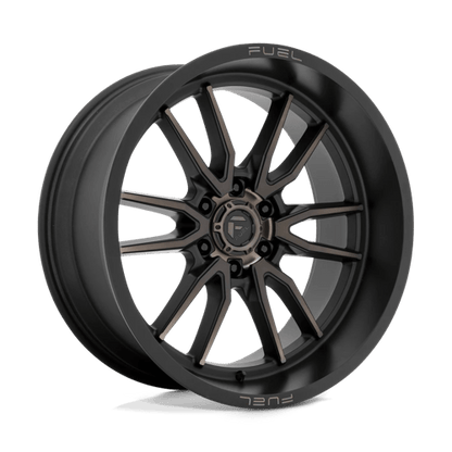 Fuel 1PC | D762 CLASH | 22.0x10.00 | 6X139.7 | -18 | MATTE BLACK DOUBLE DARK TINT