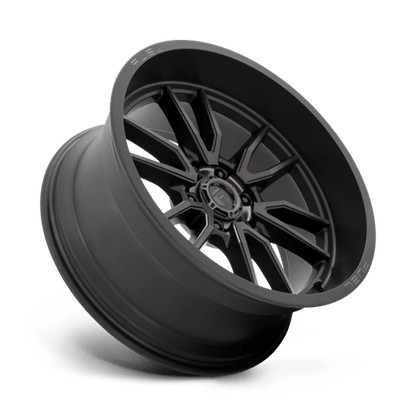 Fuel 1PC | D762 CLASH | 22.0x10.00 | 6X139.7 | -18 | MATTE BLACK DOUBLE DARK TINT