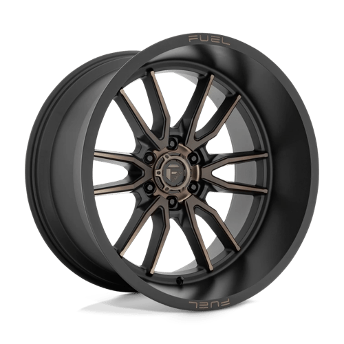 Fuel 1PC | D762 CLASH | 22.0x12.00 | 6X139.7 | -44 | MATTE BLACK DOUBLE DARK TINT