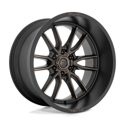 Fuel 1PC | D762 CLASH | 22.0x12.00 | 6X139.7 | -44 | MATTE BLACK DOUBLE DARK TINT