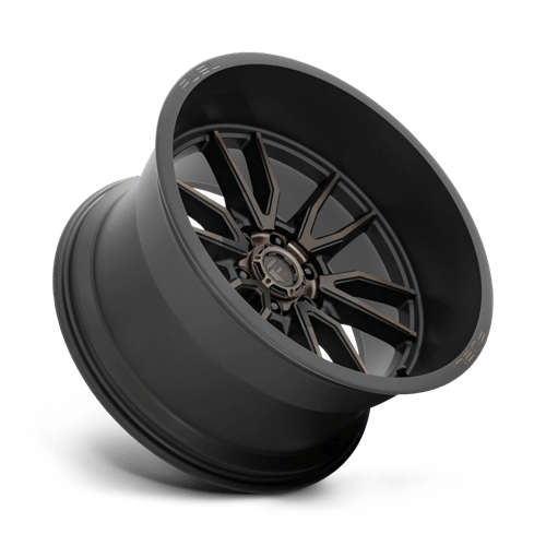 Fuel 1PC | D762 CLASH | 22.0x12.00 | 6X139.7 | -44 | MATTE BLACK DOUBLE DARK TINT