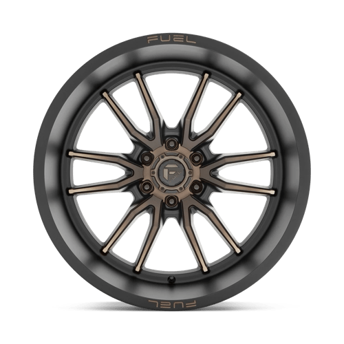 Fuel 1PC | D762 CLASH | 22.0x12.00 | 6X139.7 | -44 | MATTE BLACK DOUBLE DARK TINT