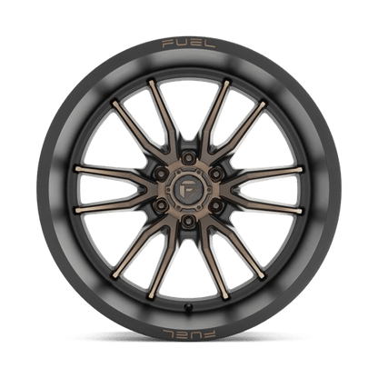 Fuel 1PC | D762 CLASH | 22.0x12.00 | 6X139.7 | -44 | MATTE BLACK DOUBLE DARK TINT