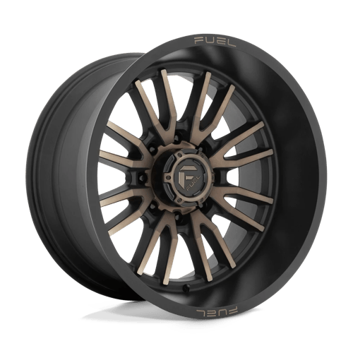 Fuel 1PC | D762 CLASH | 22.0x12.00 | 8X170 | -44 | MATTE BLACK DOUBLE DARK TINT