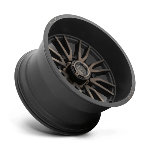 Fuel 1PC | D762 CLASH | 22.0x12.00 | 8X180 | -44 | MATTE BLACK DOUBLE DARK TINT