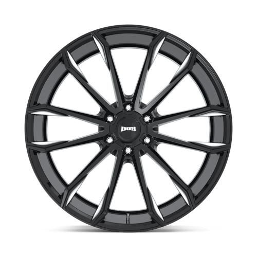 DUB 1PC | S252 CLOUT | 24.0x10.00 | 6X139.7 | 30 | GLOSS BLACK MILLED