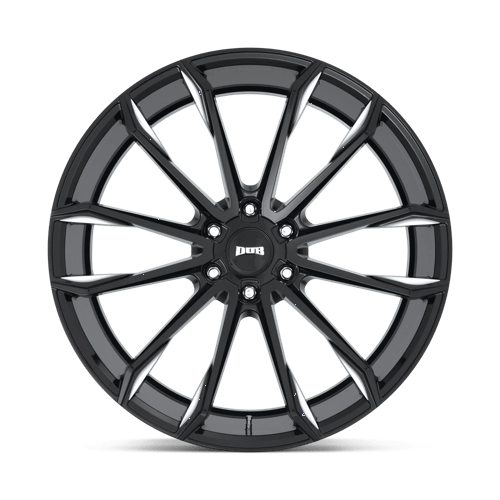 DUB 1PC | S252 CLOUT | 24.0x10.00 | 6X135 | 30 | GLOSS BLACK MILLED