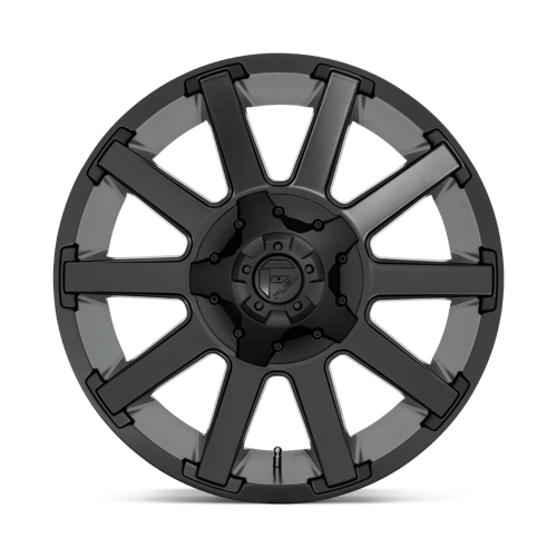 Fuel 1PC | D437 CONTRA | 20.0x10.00 | 8X170 | -18 | SATIN BLACK