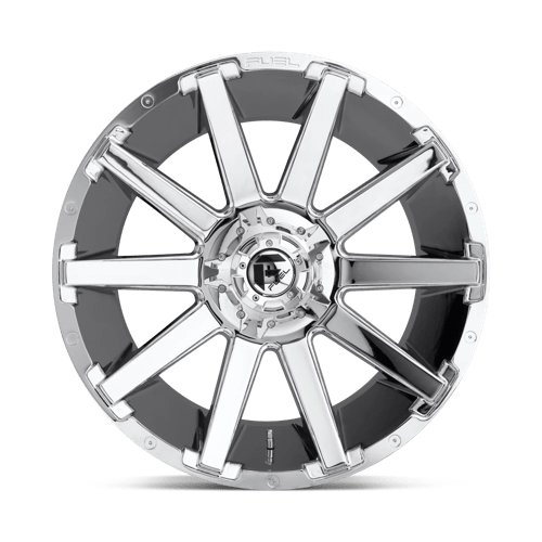 Fuel 1PC | D614 CONTRA | 20.0x10.00 | 6X135/6X139.7 | -19 | CHROME PLATED