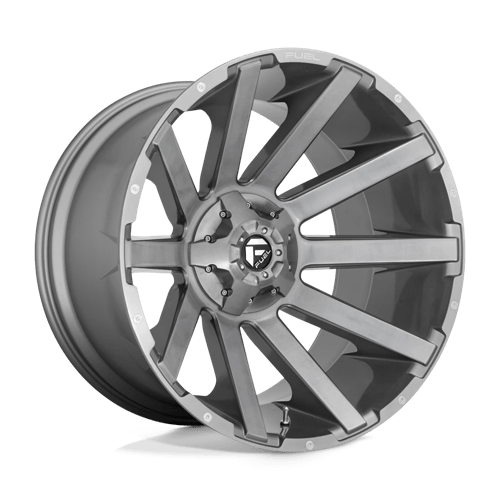 Fuel 1PC | D714 CONTRA PLATINUM | 20.0x10.00 | 6X135/6X139.7 | -19 | BRUSHED GUN METAL TINTED CLEAR