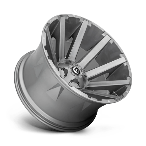 Fuel 1PC | D714 CONTRA PLATINUM | 20.0x9.00 | 6X135/6X139.7 | 2 | BRUSHED GUN METAL TINTED CLEAR
