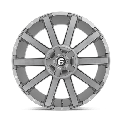 Fuel 1PC | D714 CONTRA PLATINUM | 20.0x9.00 | 6X135/6X139.7 | 2 | BRUSHED GUN METAL TINTED CLEAR