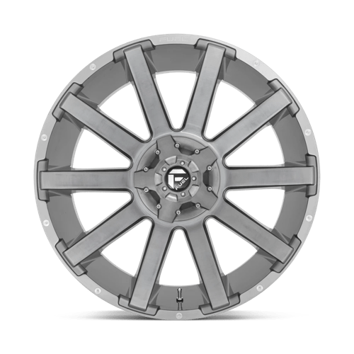 Fuel 1PC | D714 CONTRA PLATINUM | 20.0x10.00 | 6X135/6X139.7 | -19 | BRUSHED GUN METAL TINTED CLEAR