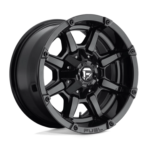 Fuel 1PC | D575 COUPLER | 17.0x9.00 | 6X135/6X139.7 | -12 | GLOSS BLACK