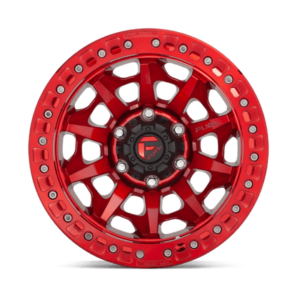 Fuel 1PC | D113 COVERT BEADLOCK | 17.0x9.00 | 5X127 | -38 | CANDY RED