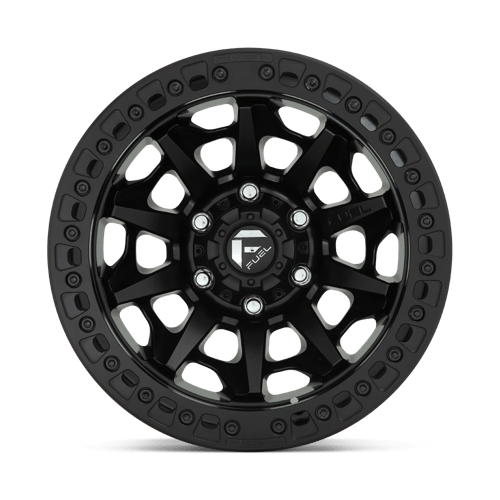 Fuel 1PC | D114 COVERT BEADLOCK | 17.0x9.00 | 6X139.7 | -15 | MATTE BLACK