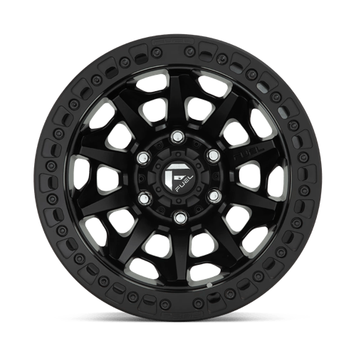Fuel 1PC | D114 COVERT BEADLOCK | 17.0x9.00 | 5X150 | -15 | MATTE BLACK