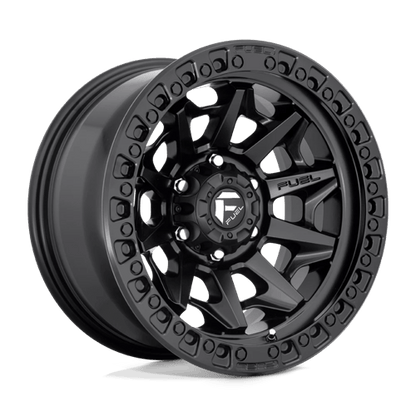 Fuel 1PC | D694 COVERT | 17.0x9.00 | 6X139.7 | -12 | MATTE BLACK
