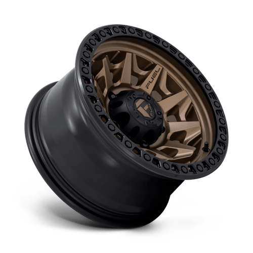 Fuel 1PC | D696 COVERT | 15.0x8.00 | 5X139.7 | -12 | MATTE BRONZE BLACK BEAD RING