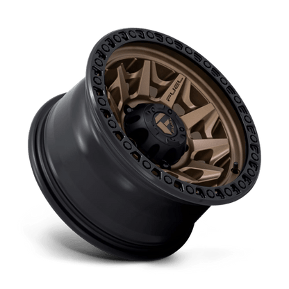 Fuel 1PC | D696 COVERT | 15.0x8.00 | 5X139.7 | -12 | MATTE BRONZE BLACK BEAD RING