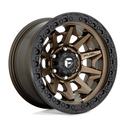 Fuel 1PC | D696 COVERT | 17.0x9.00 | 6X139.7 | -12 | MATTE BRONZE BLACK BEAD RING