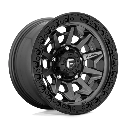 Fuel 1PC | D716 COVERT | 20.0x9.00 | 8X165.1 | 20 | MATTE GUNMETAL BLACK BEAD RING