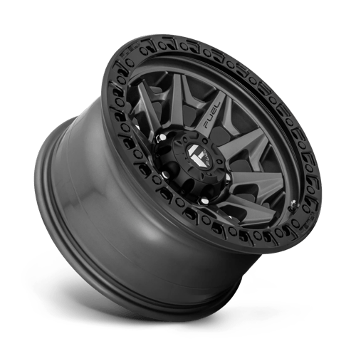 Fuel 1PC | D716 COVERT | 20.0x10.00 | 8X170 | -18 | MATTE GUNMETAL BLACK BEAD RING