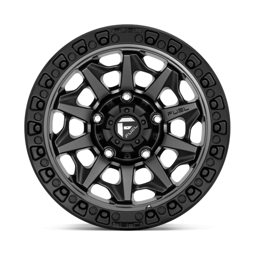 Fuel 1PC | D716 COVERT | 20.0x9.00 | 5X150 | 1 | MATTE GUNMETAL BLACK BEAD RING