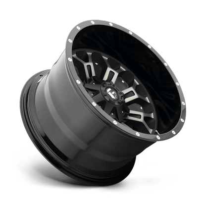 Fuel 1PC | D561 CRUSH | 18.0x9.00 | 8X165.1 | 20 | GLOSS MACH DOUBLE DARK TINT
