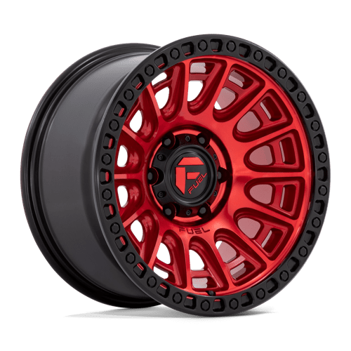 Fuel 1PC | D834 CYCLE | 17.0x9.00 | 6X139.7 | -12 | CANDY RED W/ BLACK RING