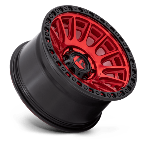 Fuel 1PC | D834 CYCLE | 17.0x9.00 | 6X139.7 | 1 | CANDY RED W/ BLACK RING