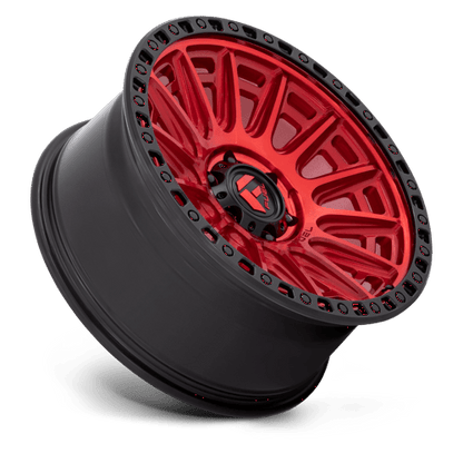 Fuel 1PC | D834 CYCLE | 20.0x9.00 | 6X139.7 | 1 | CANDY RED W/ BLACK RING