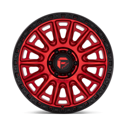 Fuel 1PC | D834 CYCLE | 20.0x9.00 | 6X135 | 1 | CANDY RED W/ BLACK RING