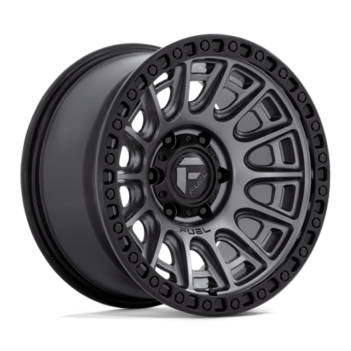 Fuel 1PC | D835 CYCLE | 17.0x8.50 | 6X139.7 | 25 | MATTE GUNMETAL W/ BLACK RING