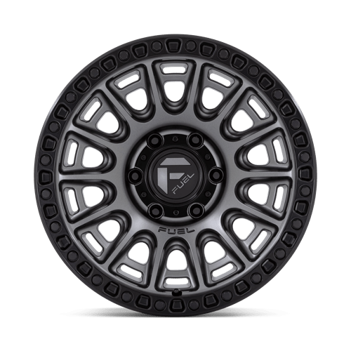 Fuel 1PC | D835 CYCLE | 17.0x8.50 | 6X135 | 25 | MATTE GUNMETAL W/ BLACK RING