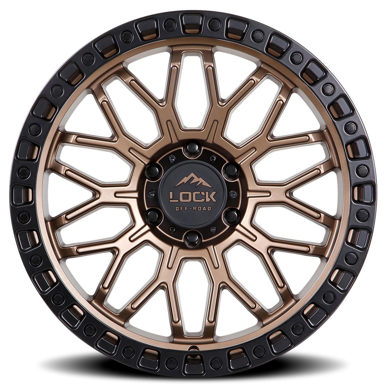 COMBAT | 20X9 | 5X127 | +0 | MATTE BRONZE W MATTE BLACK RING | COMBAT-2957MRMBR - Image 3