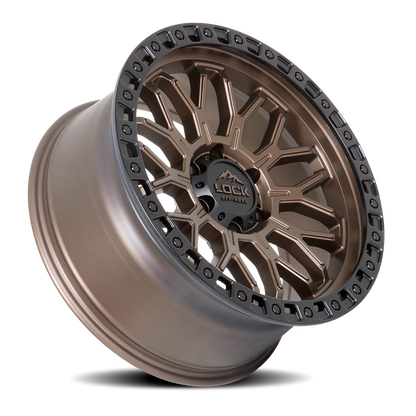 COMBAT | 17X9 | 6X135 | +1 | MATTE BRONZE W MATTE BLACK RING | COMBAT-7963MRMBR - Image 2