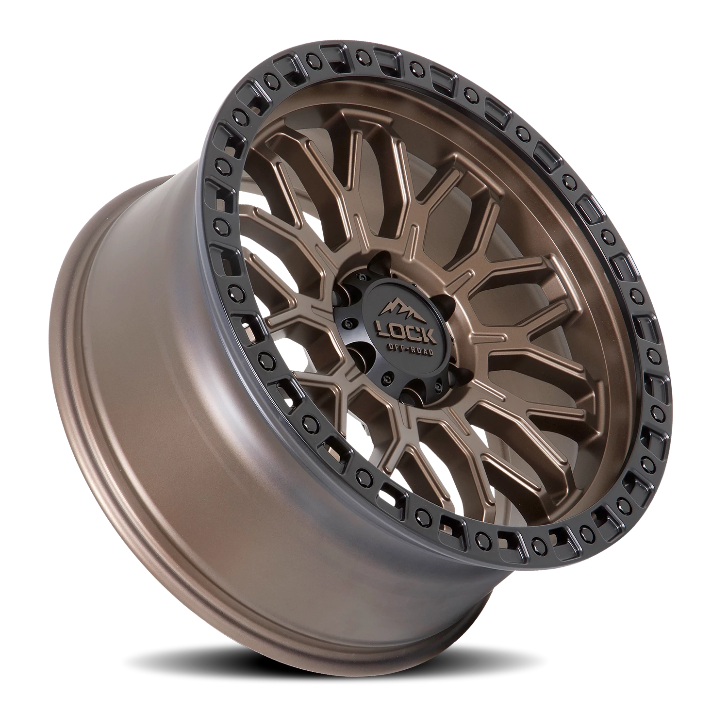 COMBAT | 20X10 | 8X170 | -18 | MATTE BRONZE W MATTE BLACK RING | COMBAT-2187MRMBR - Image 2