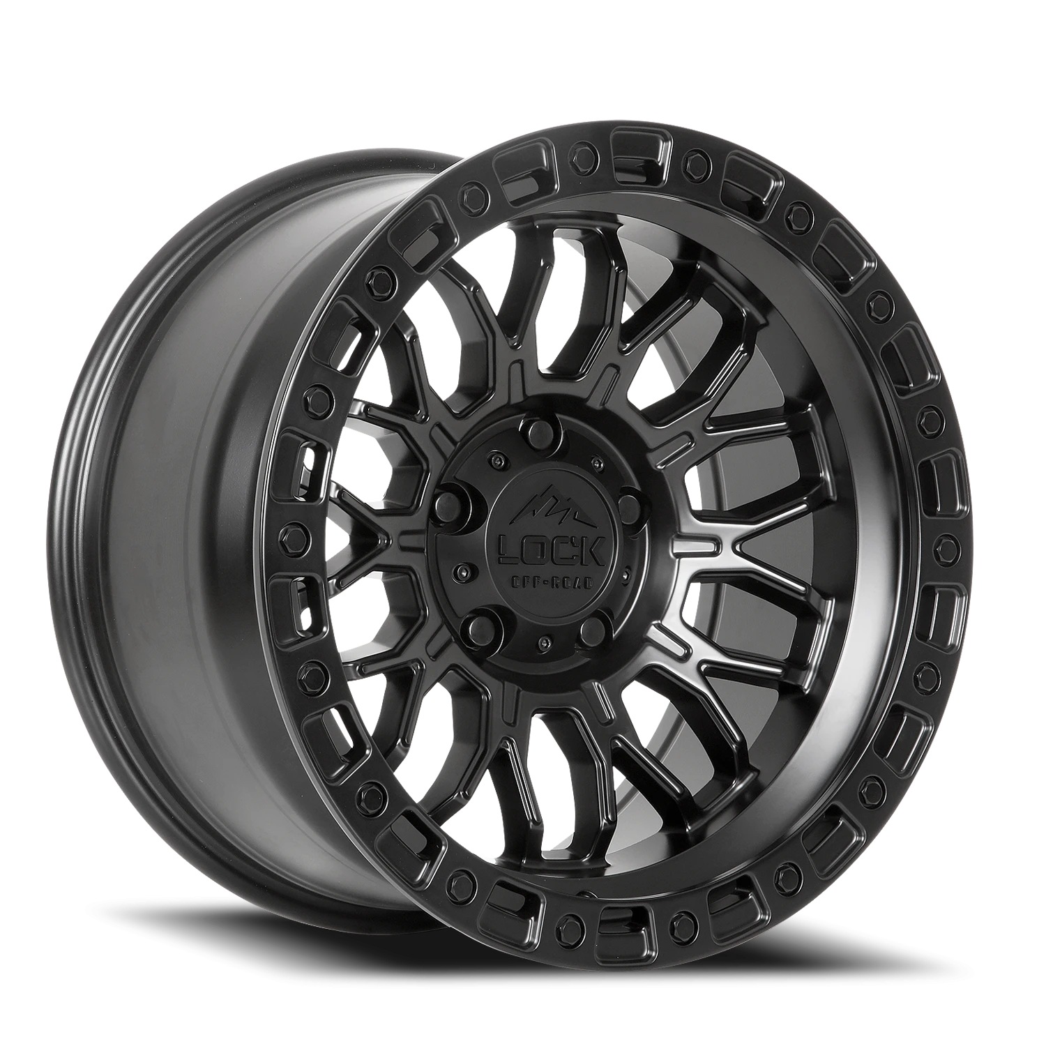COMBAT | 17X9 | 5X127 | +1 | MATTE BLACK W MATTE BLACK RING | COMBAT-7957MB