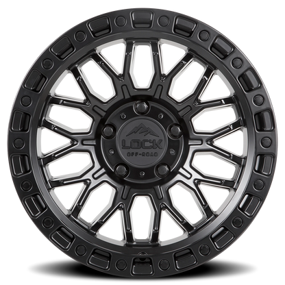 COMBAT | 17X9 | 5X127 | +1 | MATTE BLACK W MATTE BLACK RING | COMBAT-7957MB - Image 3