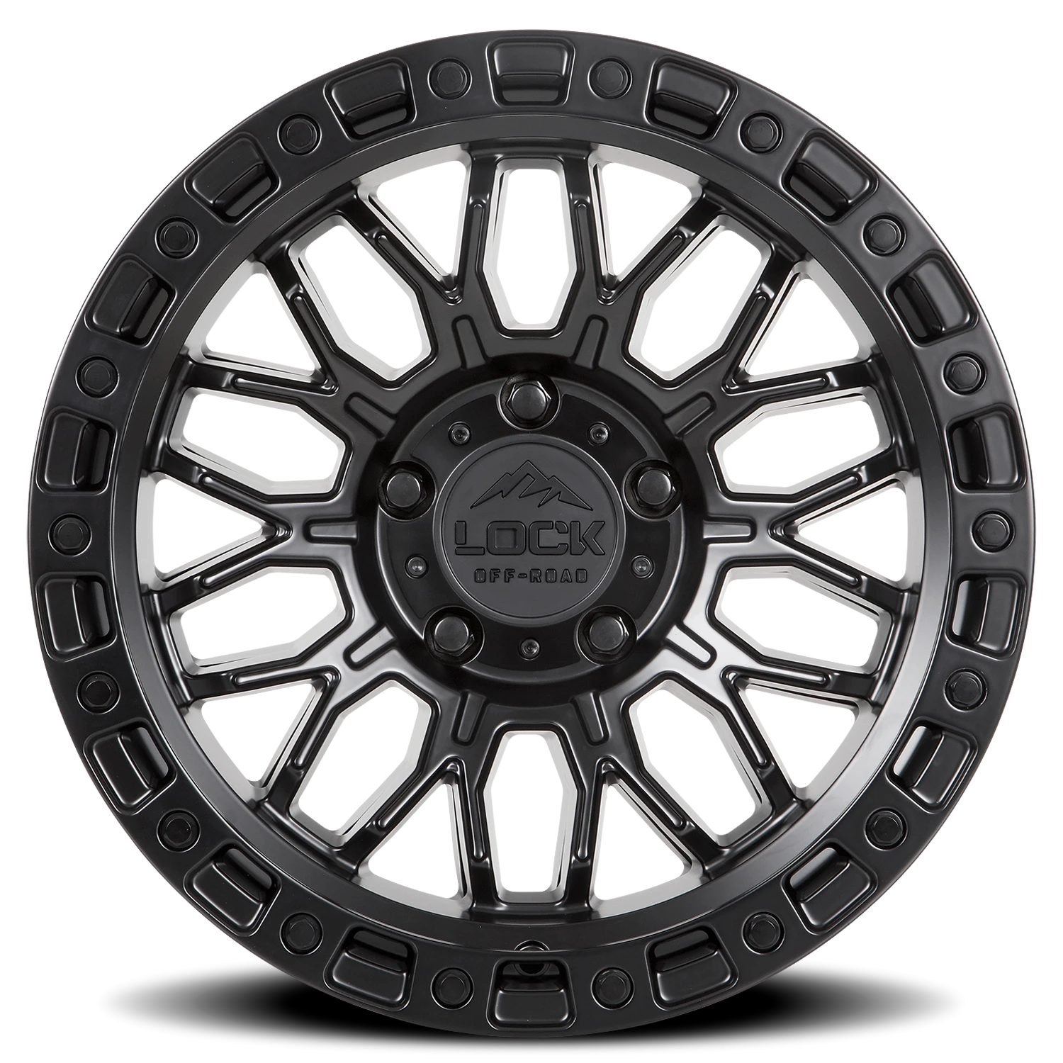 COMBAT | 20X10 | 5X127 | -18 | MATTE BLACK W MATTE BLACK RING | COMBAT-2157MB - Image 3