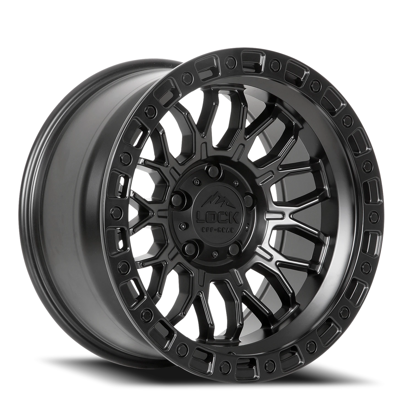 COMBAT | 17X9 | 6X135 | -12 | MATTE BLACK W MATTE BLACK RING | COMBAT-7963MB12N